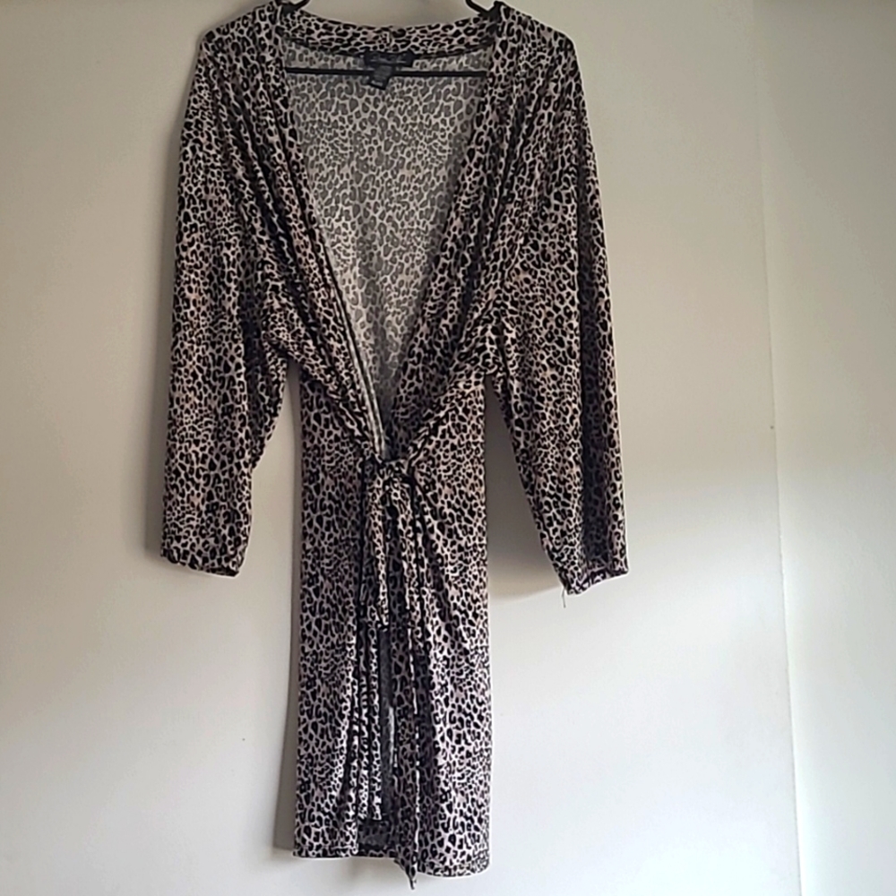 Rene Rofe Robe-Cheetah Print